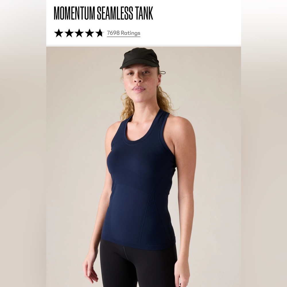 NEW ATHLETA MOMENTUM TANK TOP *SHINE